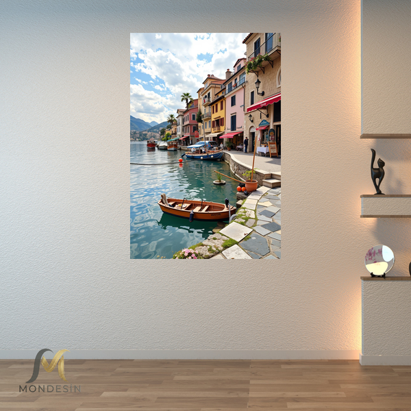 Akdeniz Sahil Kanvas Tablo Hediyelik