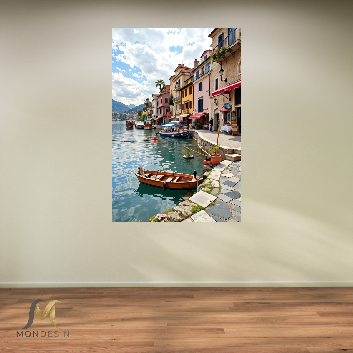 Akdeniz Sahil Kanvas Tablo Hediyelik