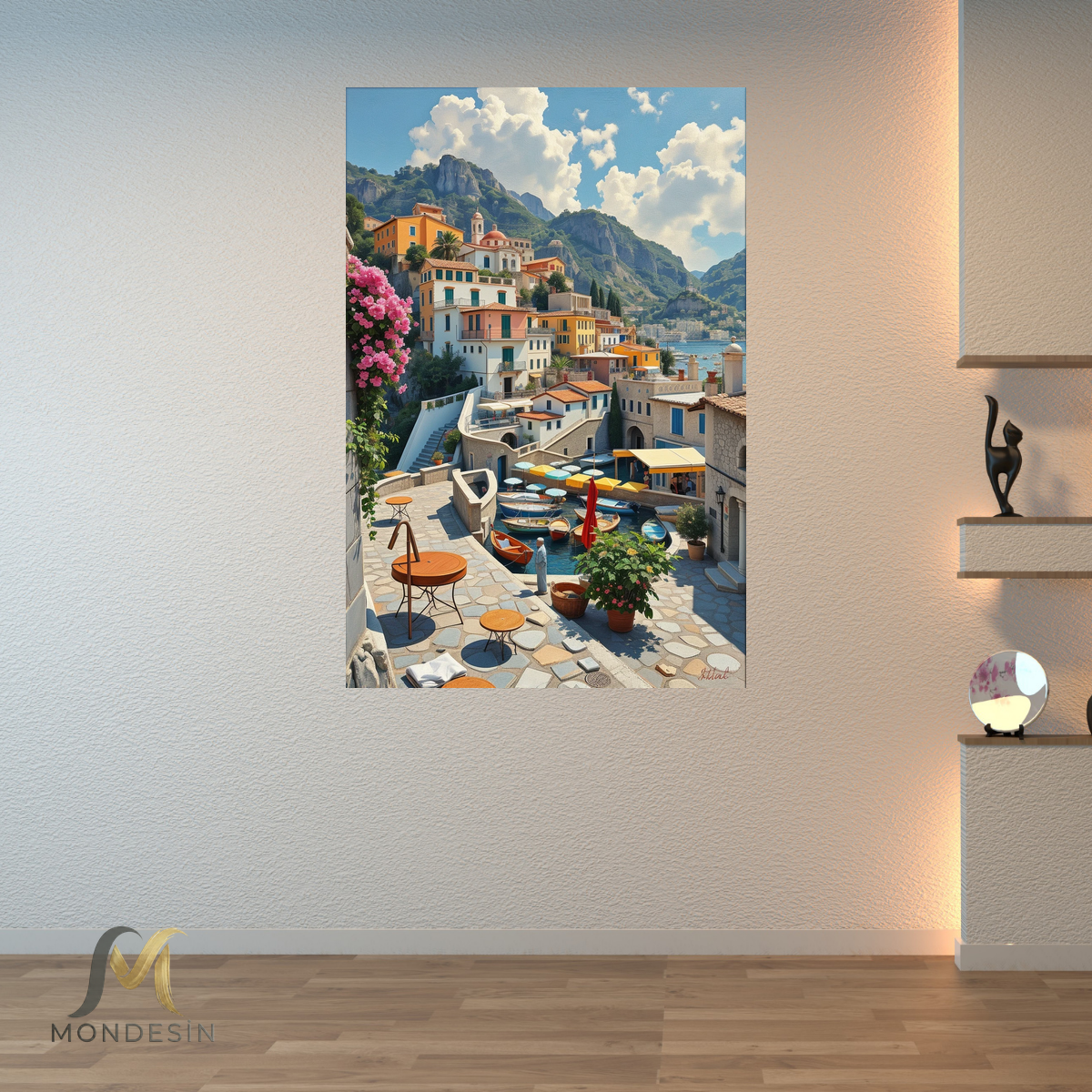 Akdeniz Sahil Kanvas Tablo Hediyelik