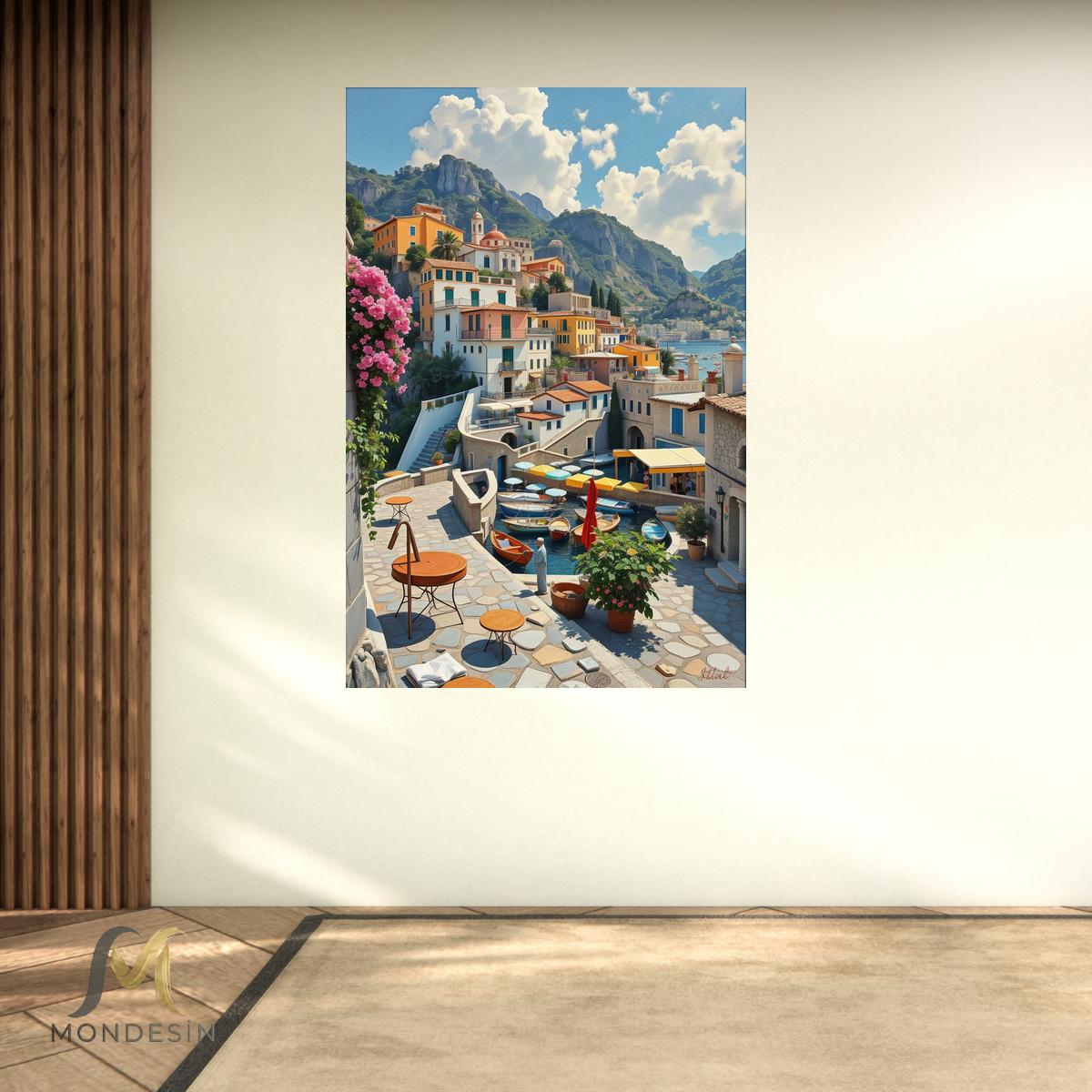 Akdeniz Sahil Kanvas Tablo Hediyelik