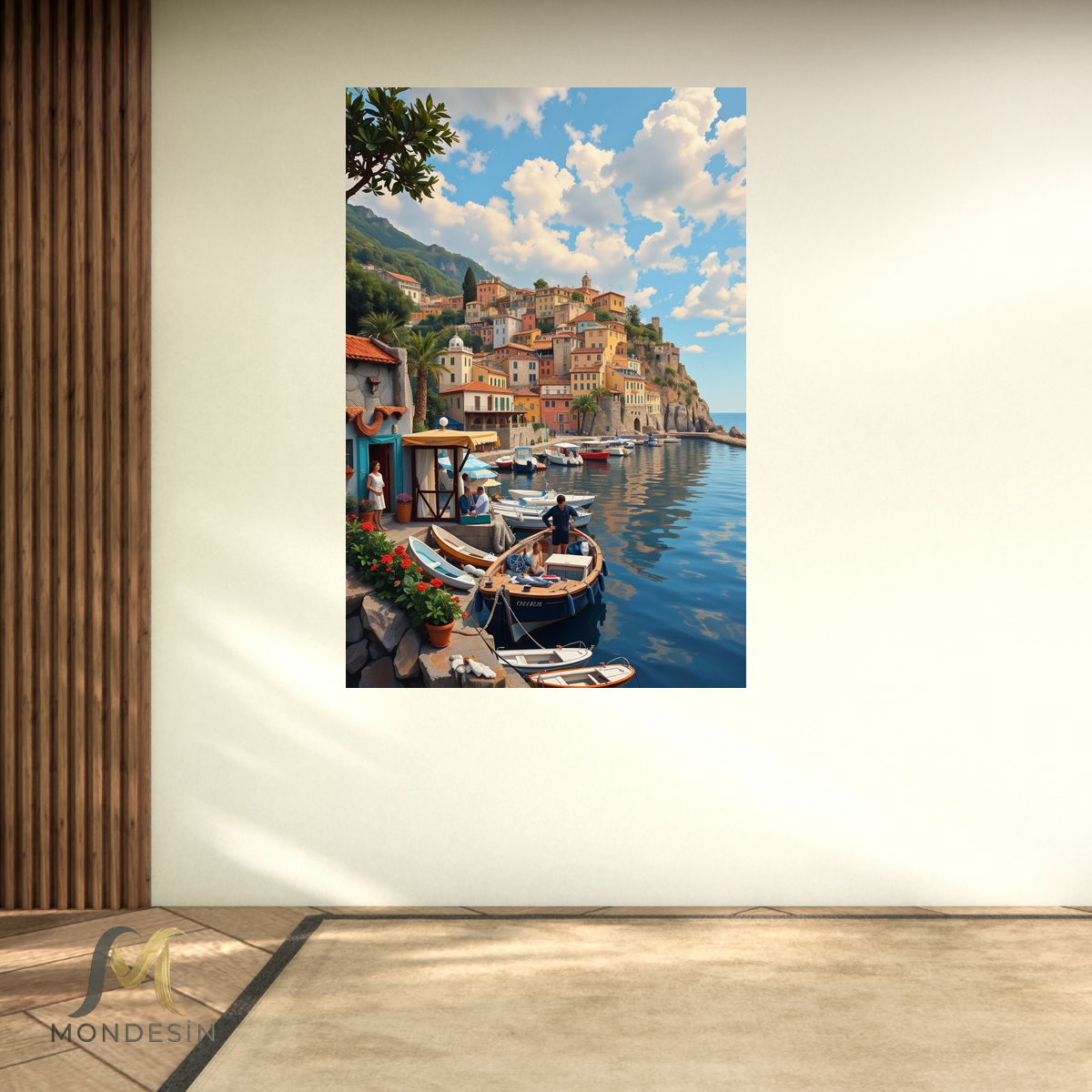 Akdeniz Sahil Kanvas Tablo Hediyelik