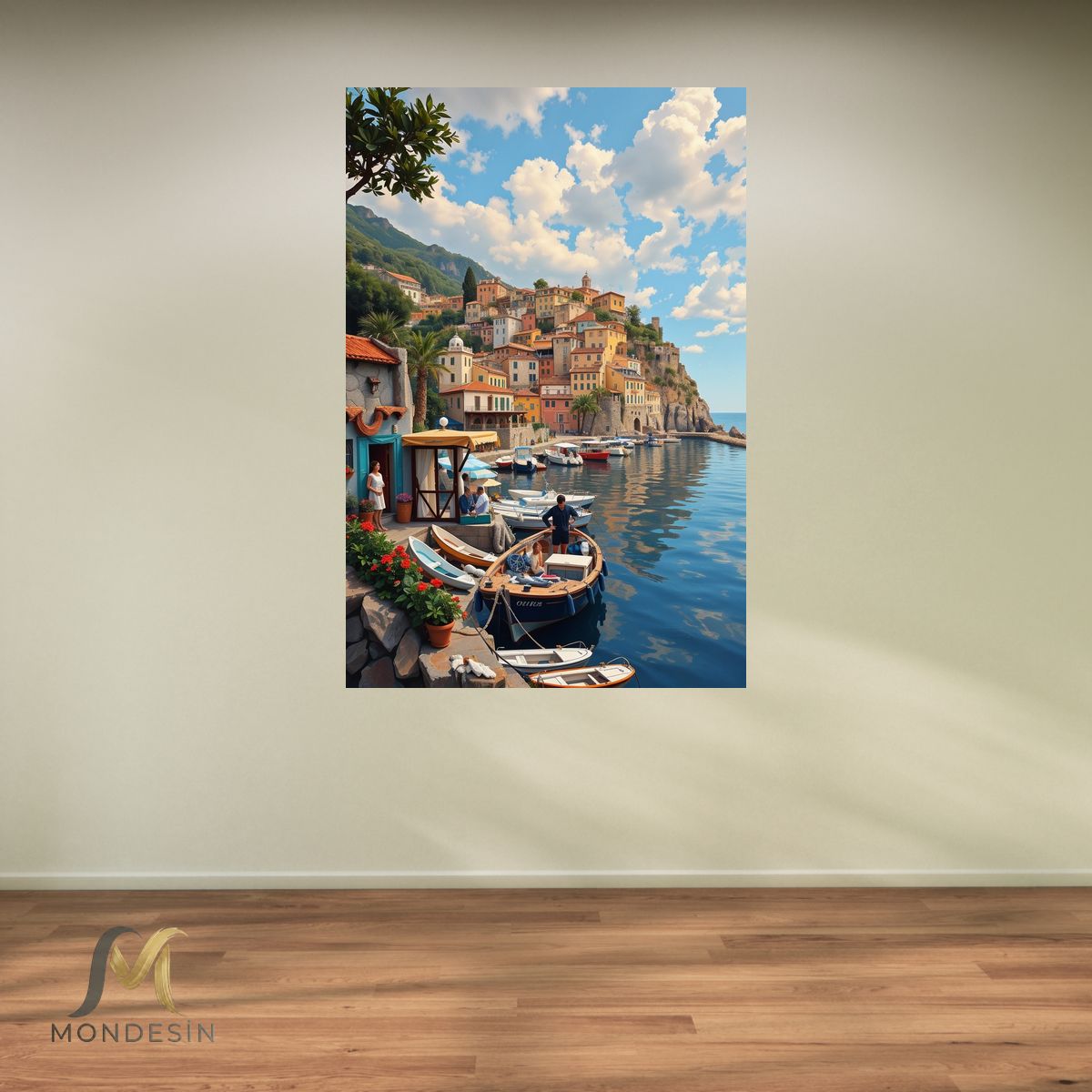 Akdeniz Sahil Kanvas Tablo Hediyelik