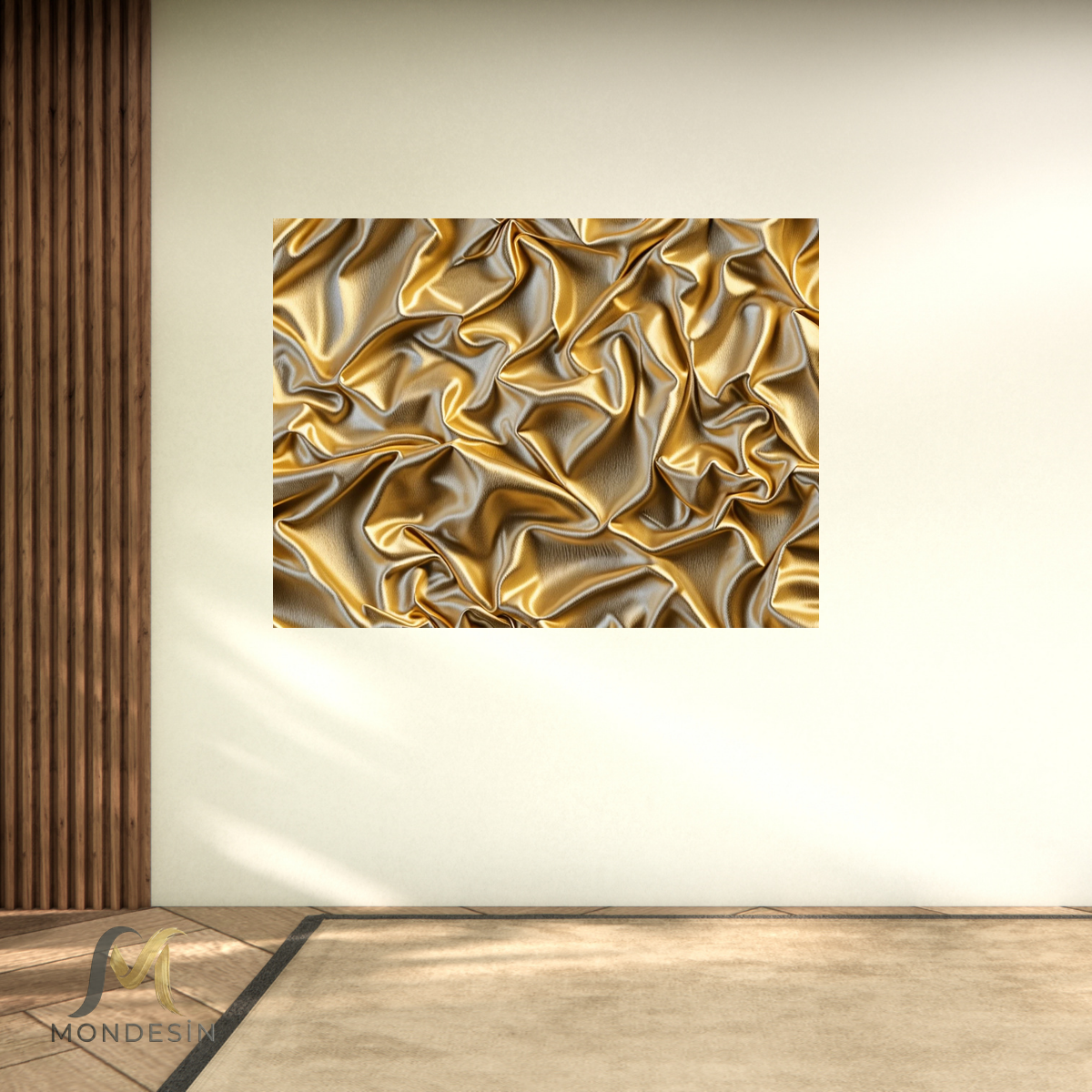 Altin Kumas Kanvas Tablo Hediyelik