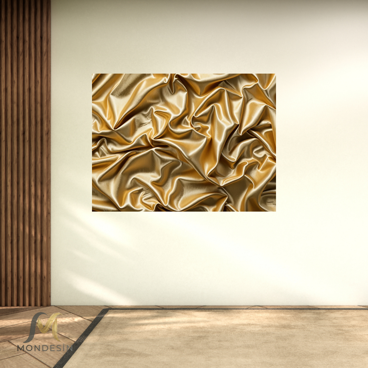 Altin Kumas Kanvas Tablo Hediyelik