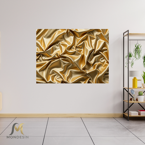 Altin Kumas Kanvas Tablo Hediyelik